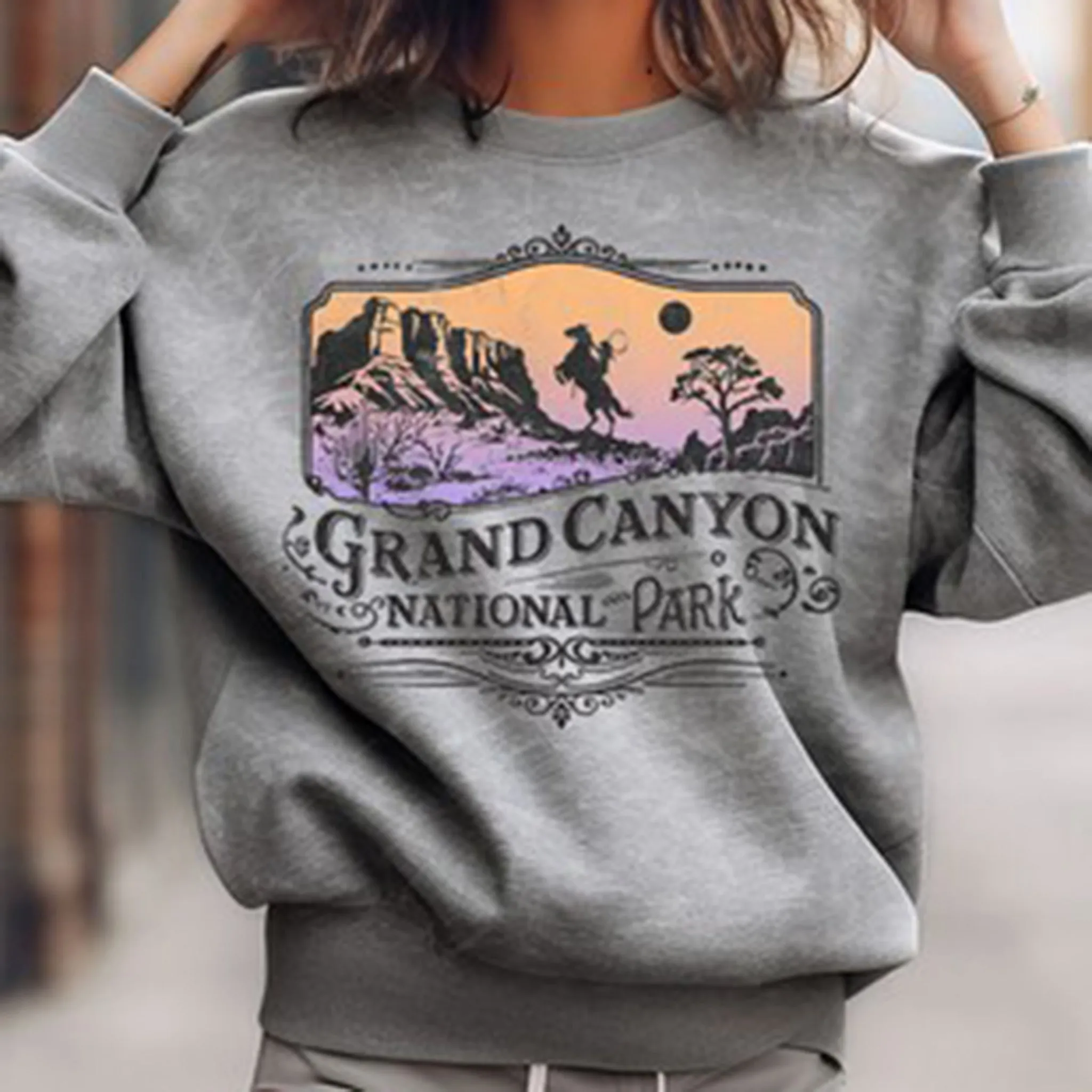 Grand Canyon Mineral Grey Sweatshirt