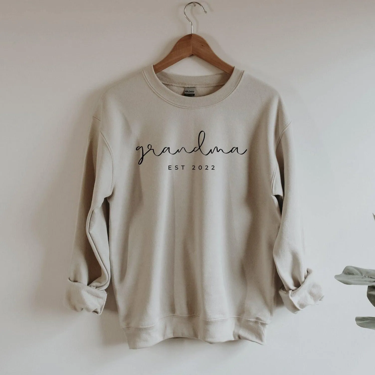 Grandma Custom Est 2023 Classic Soft Sweatshirt