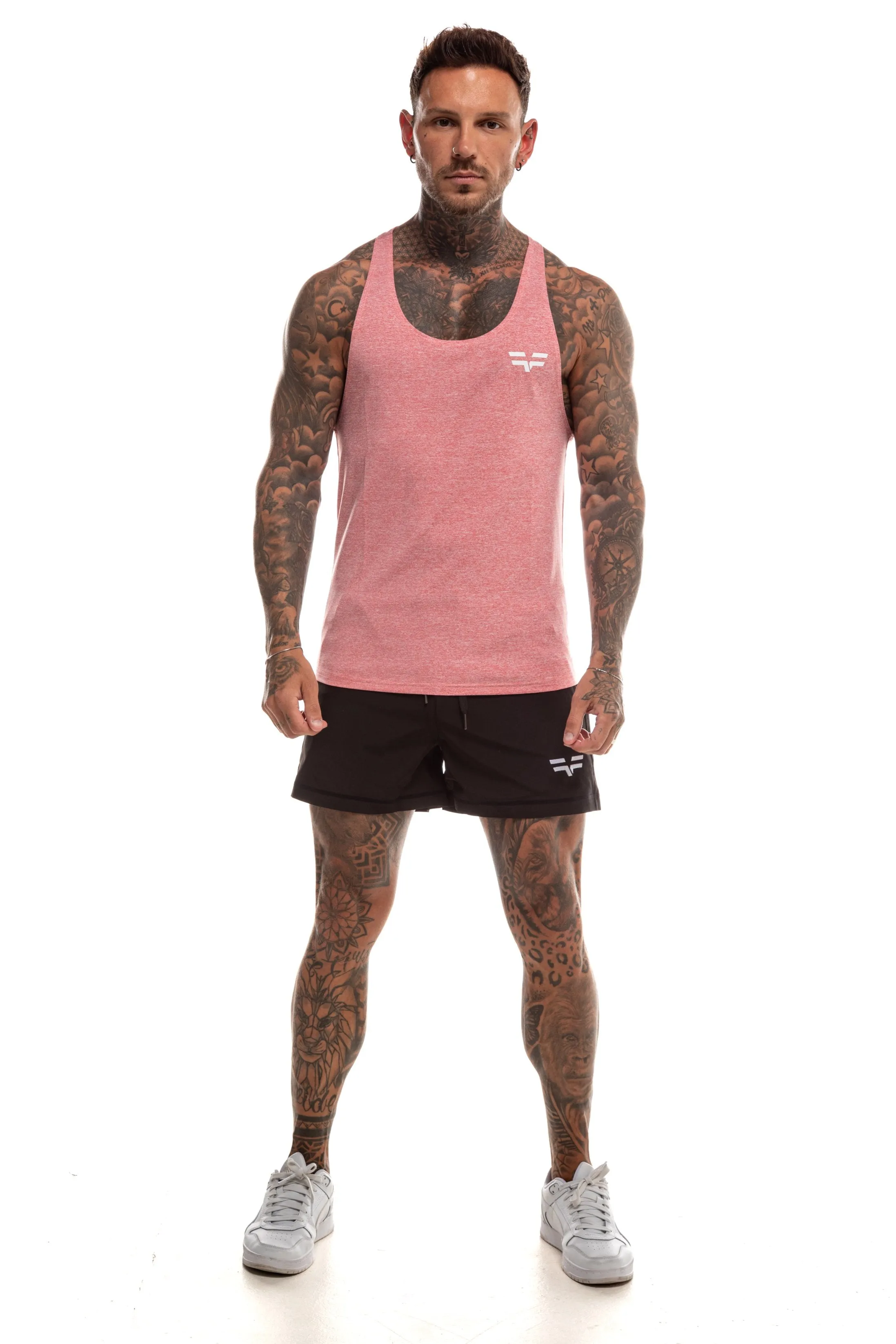 GymFreak Mens Active Vest - Red