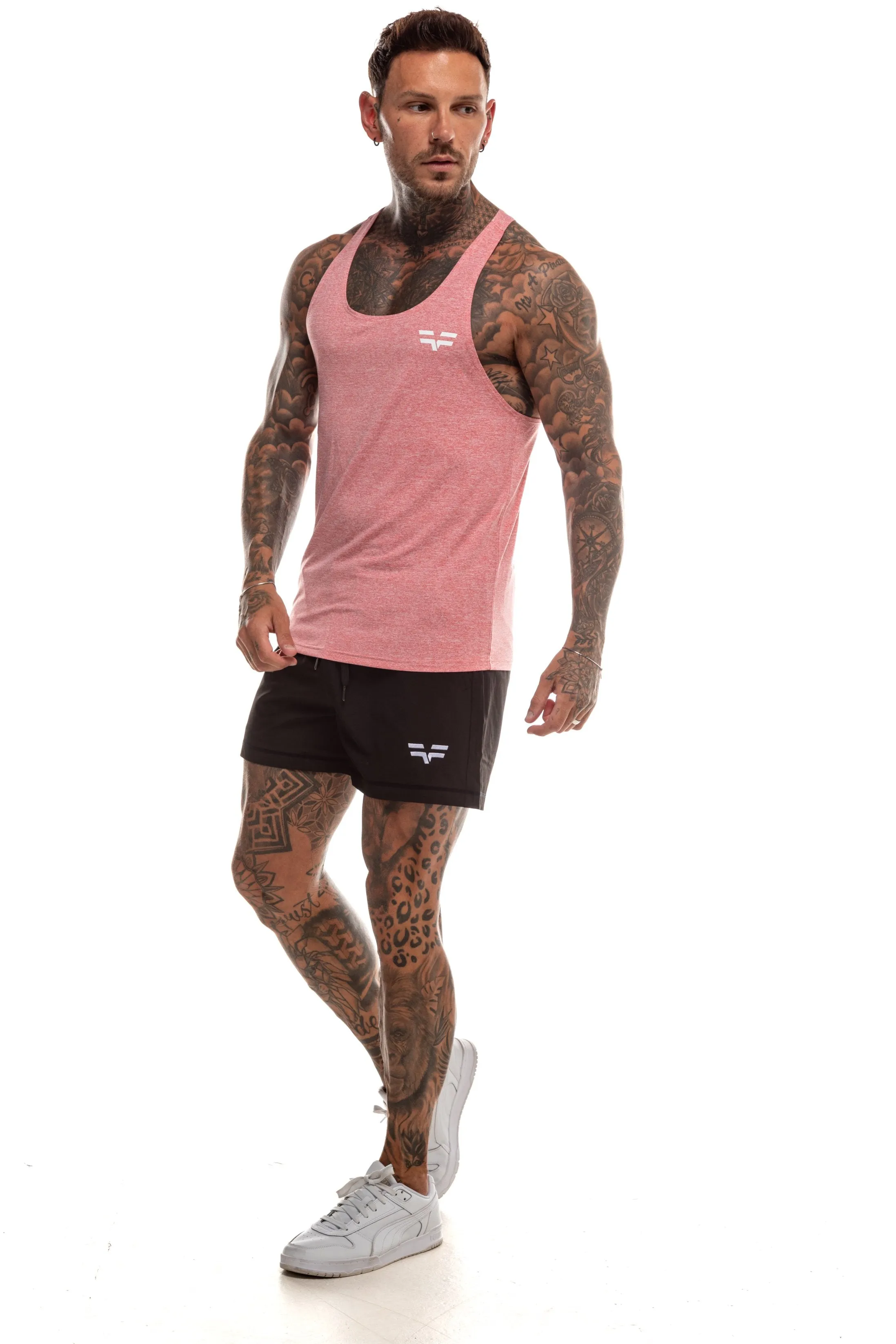 GymFreak Mens Active Vest - Red