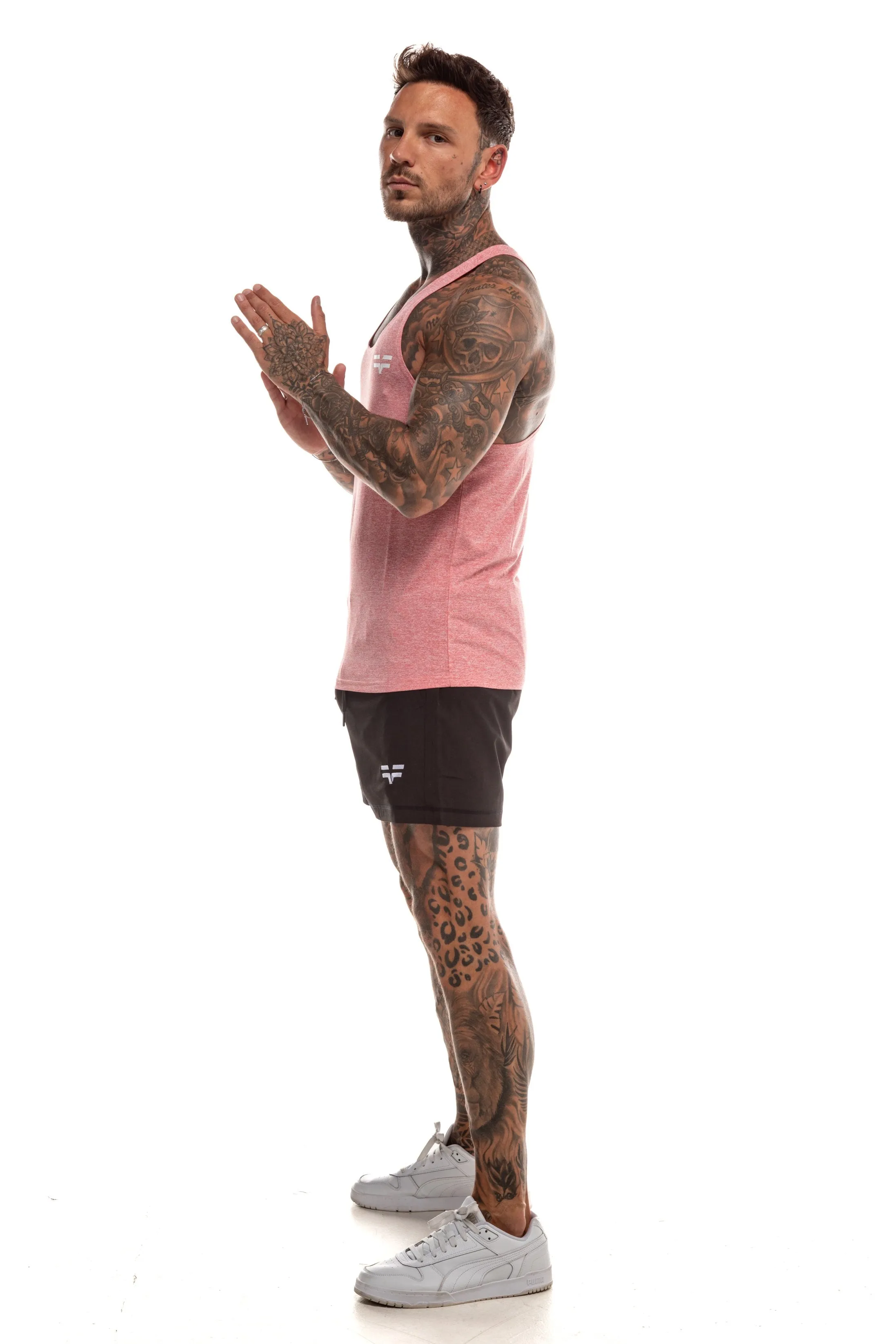 GymFreak Mens Active Vest - Red