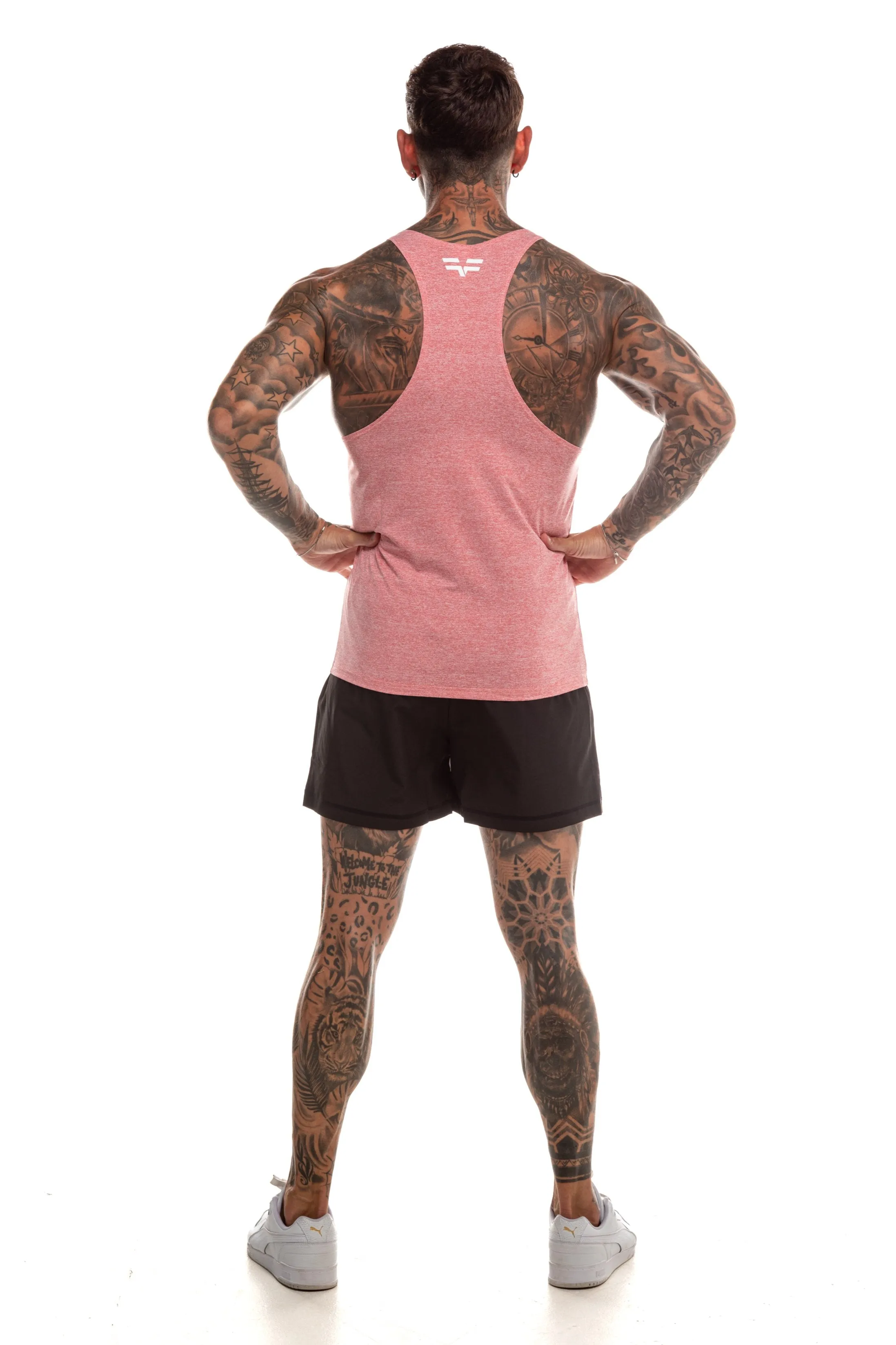 GymFreak Mens Active Vest - Red