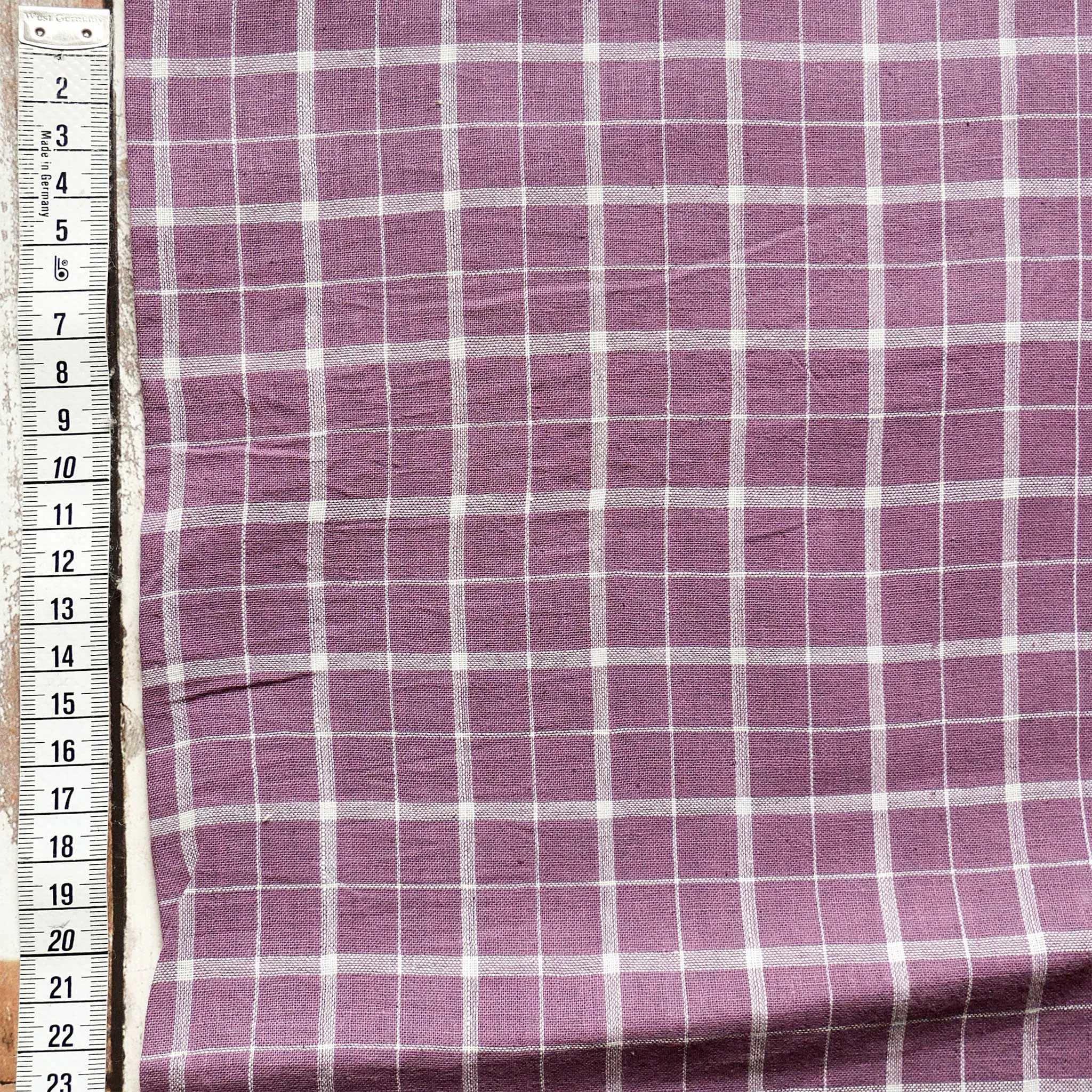 Handloom Blackberry Check