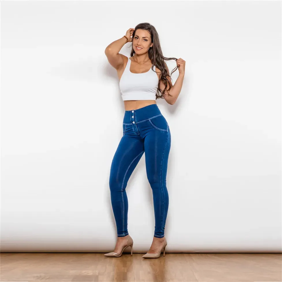 High Waist Stretchable Tapered Fit Pants