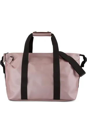 Hilo debossed-logo luggage bag
