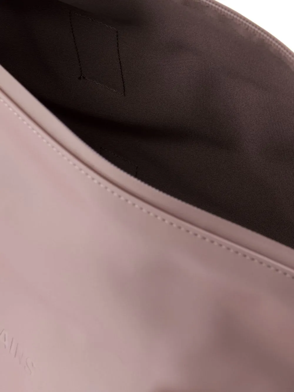 Hilo debossed-logo luggage bag