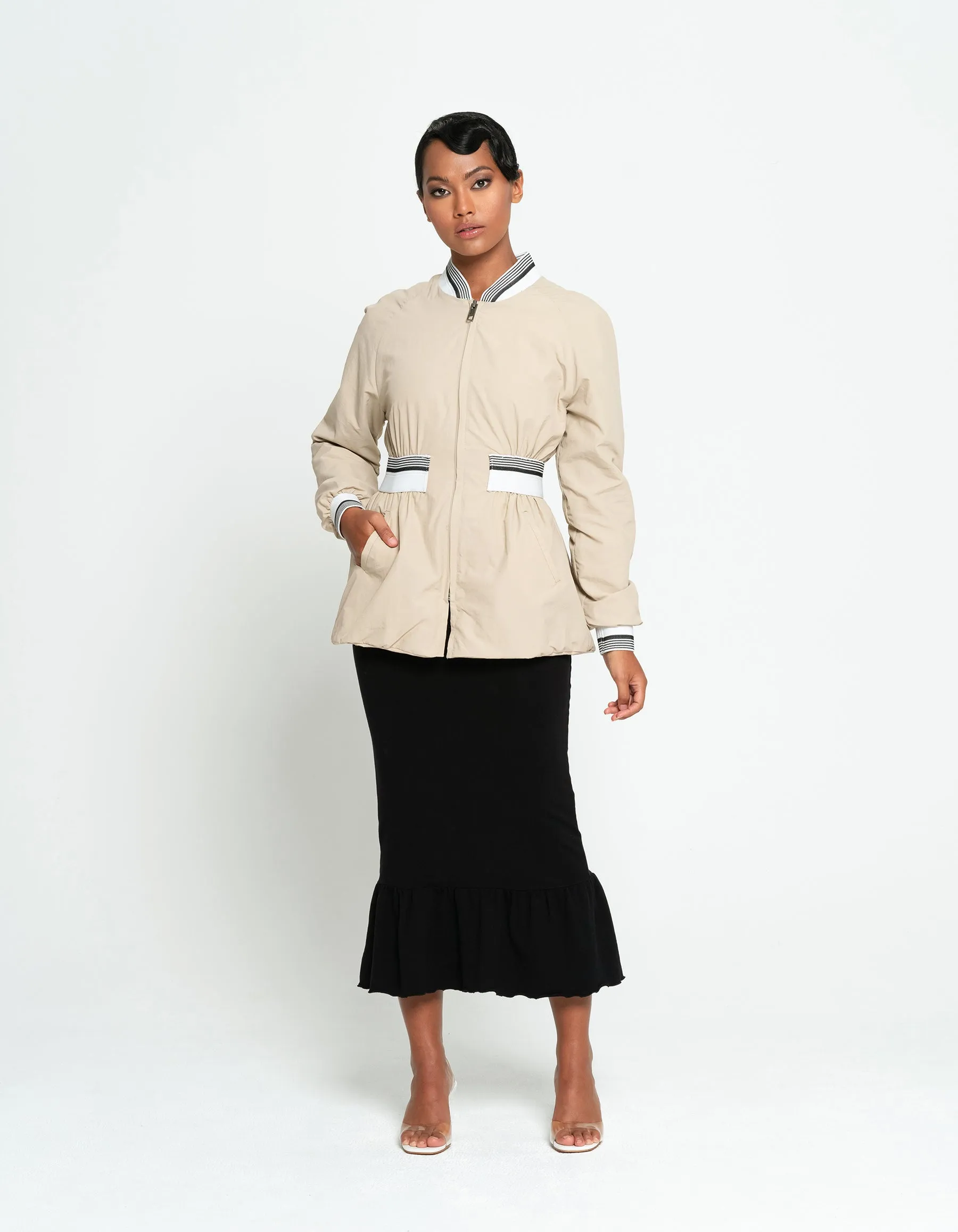Kamala Recycled Bomber Jacket by BrunnaCo