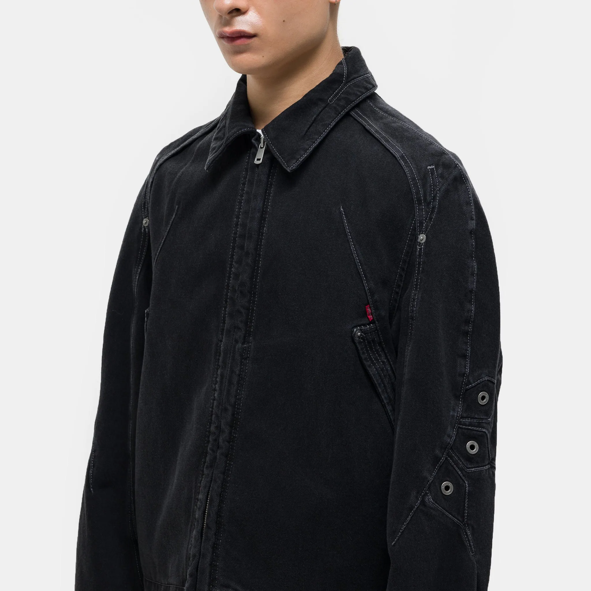 Kiko Kostadinov Denim Jacket in Black