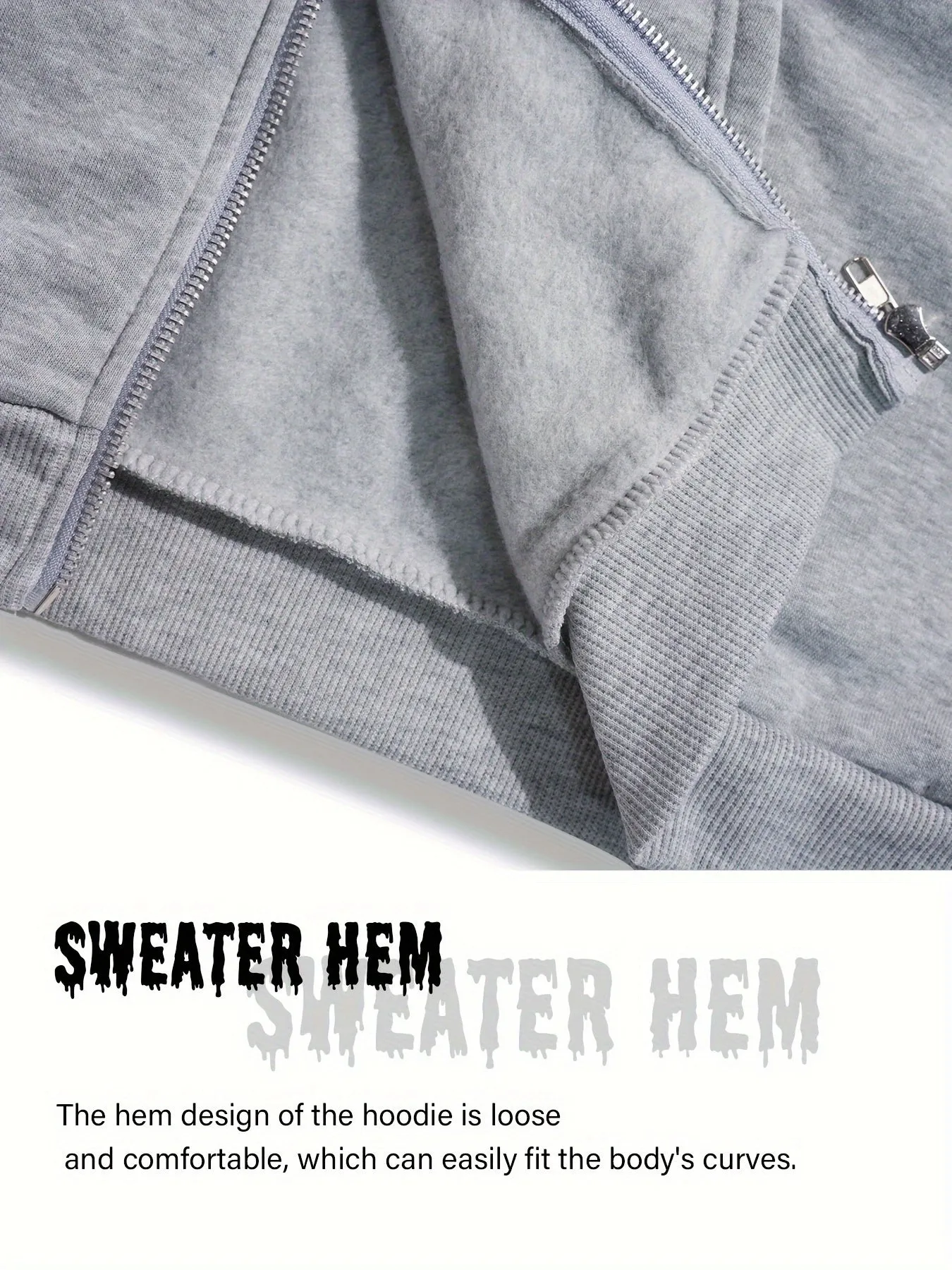Knit Crafted, Men's Casual Zip-Up Hoodie Jacket - Soft, Comfortable Polyester, Windproof