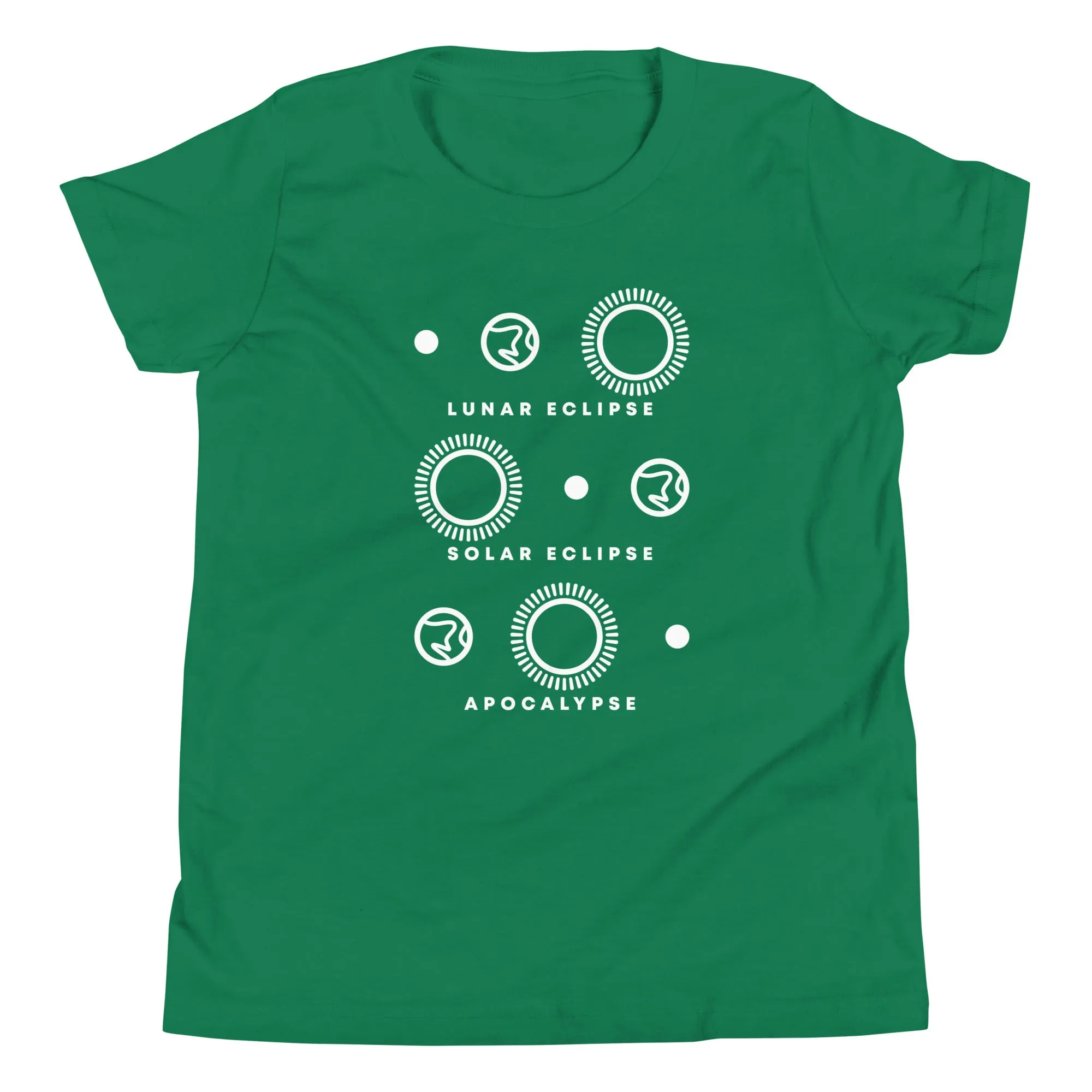 Lunar Eclipse Solar Eclipse Apocalypse Kid's Youth Tee