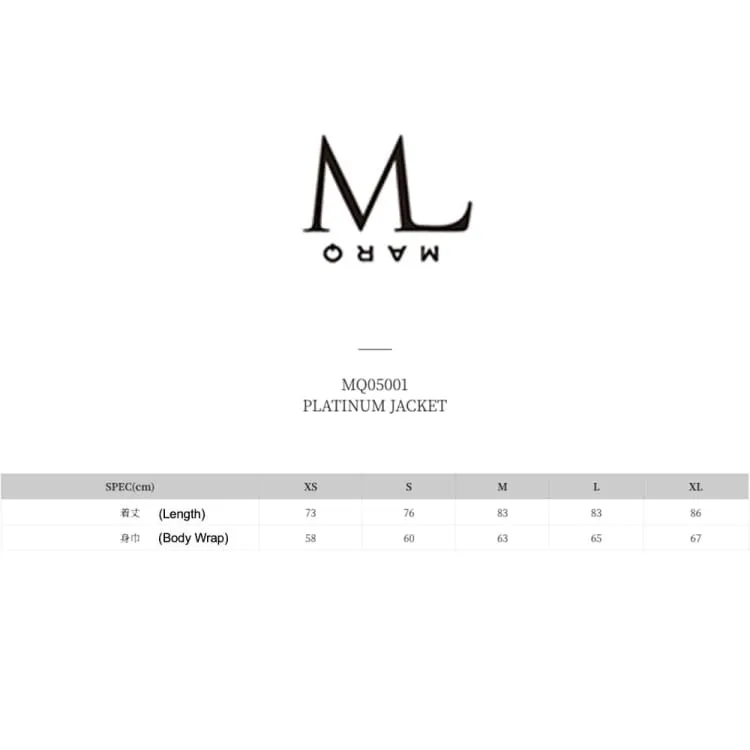Marqleen Platinum Jacket-BLACKSTR (Japanese Brand) [UNISEX]