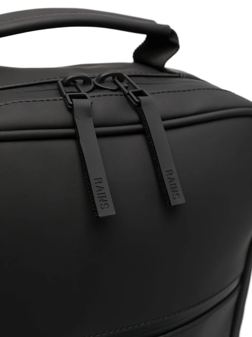 matte-finish backpack