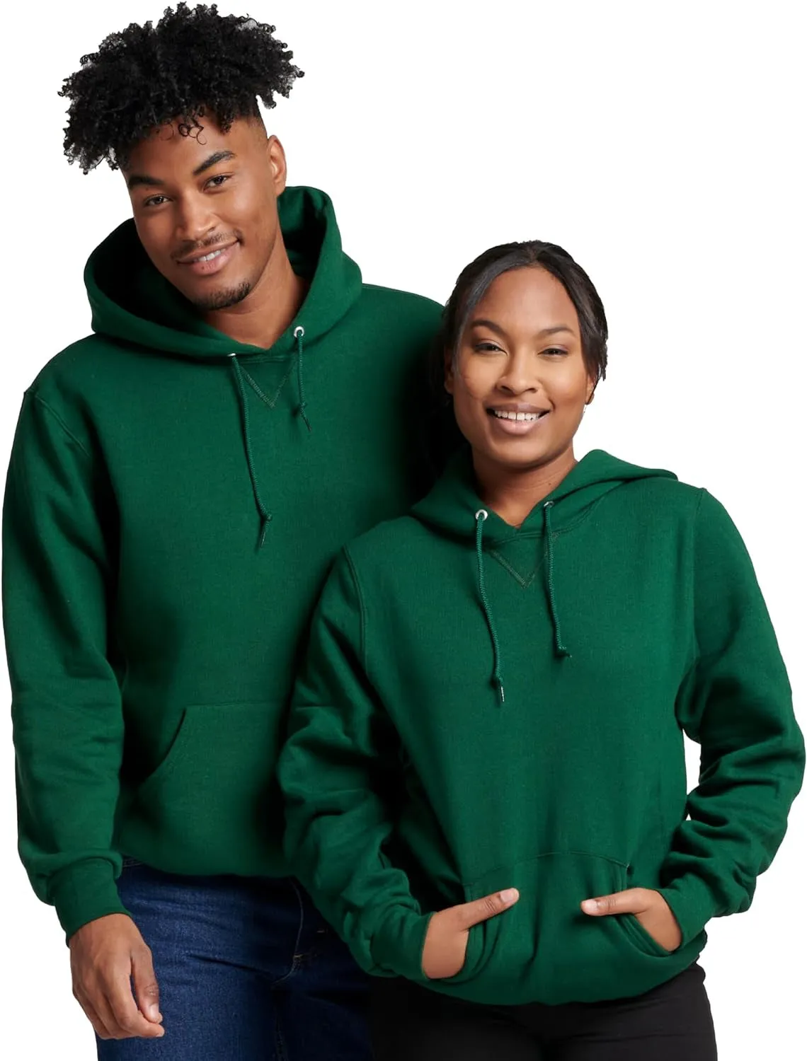 Men'S Dri-Power Fleece Hoodies, Moisture Wicking, Cotton Blend, Relaxed Fit, Sizes S-4X