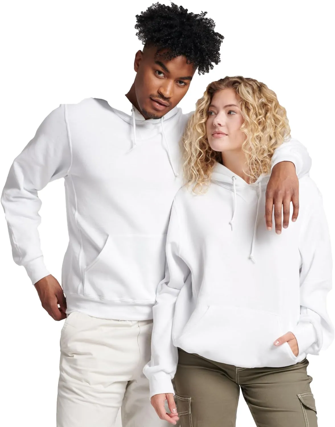 Men'S Dri-Power Fleece Hoodies, Moisture Wicking, Cotton Blend, Relaxed Fit, Sizes S-4X