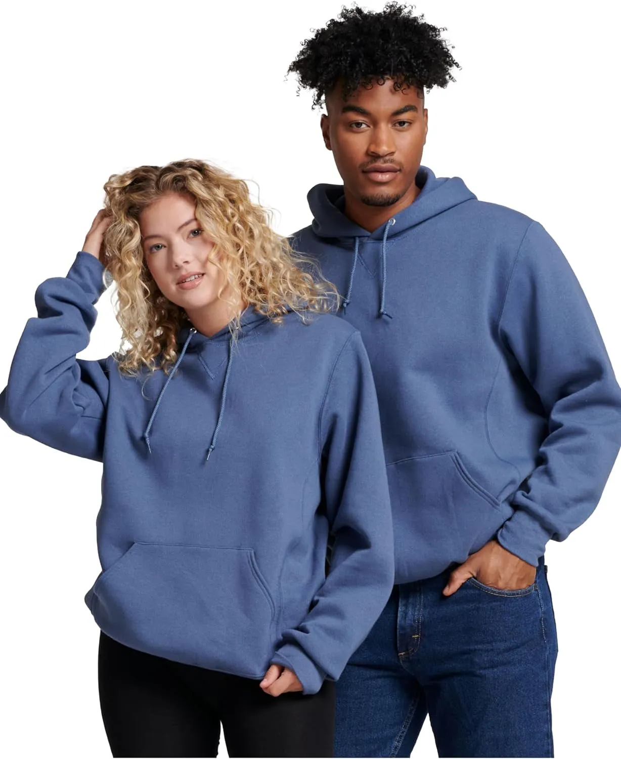 Men'S Dri-Power Fleece Hoodies, Moisture Wicking, Cotton Blend, Relaxed Fit, Sizes S-4X