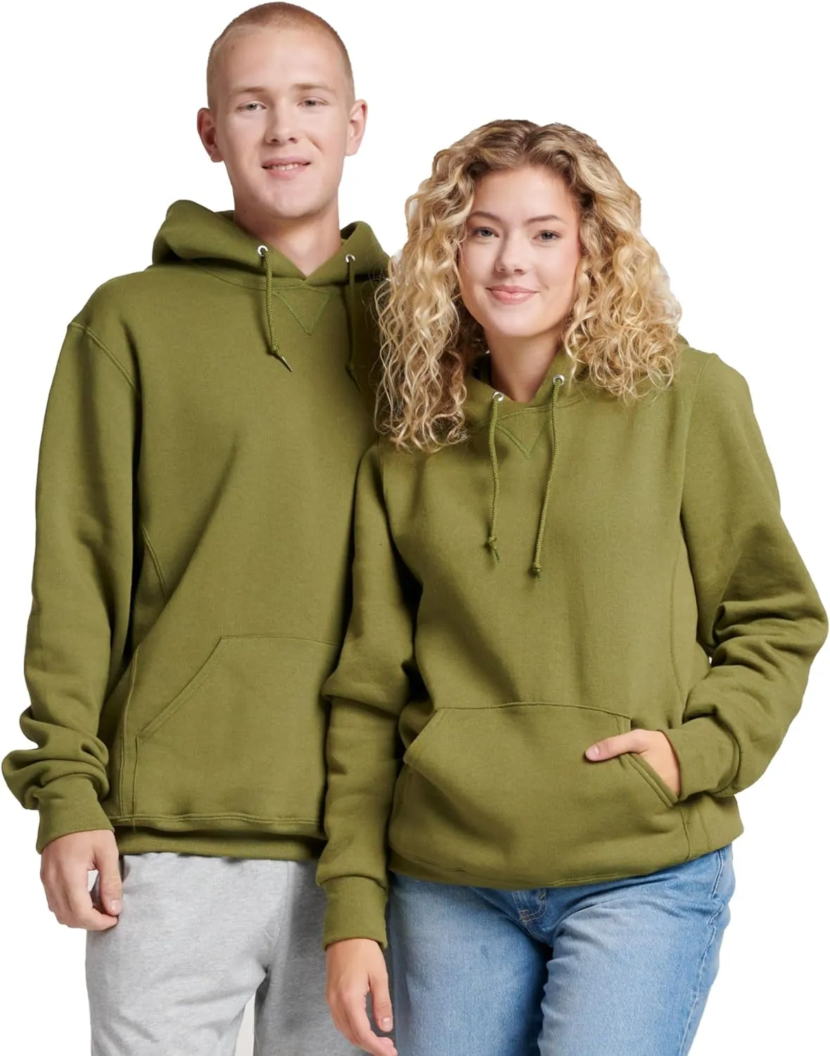 Men'S Dri-Power Fleece Hoodies, Moisture Wicking, Cotton Blend, Relaxed Fit, Sizes S-4X