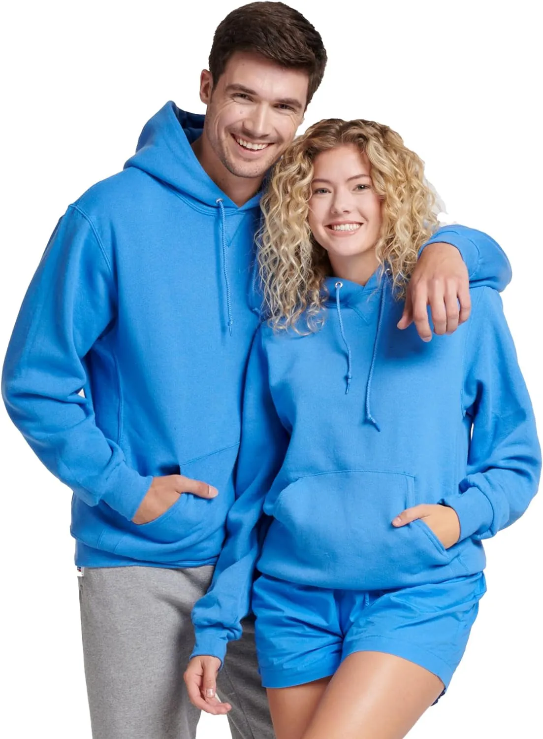 Men'S Dri-Power Fleece Hoodies, Moisture Wicking, Cotton Blend, Relaxed Fit, Sizes S-4X