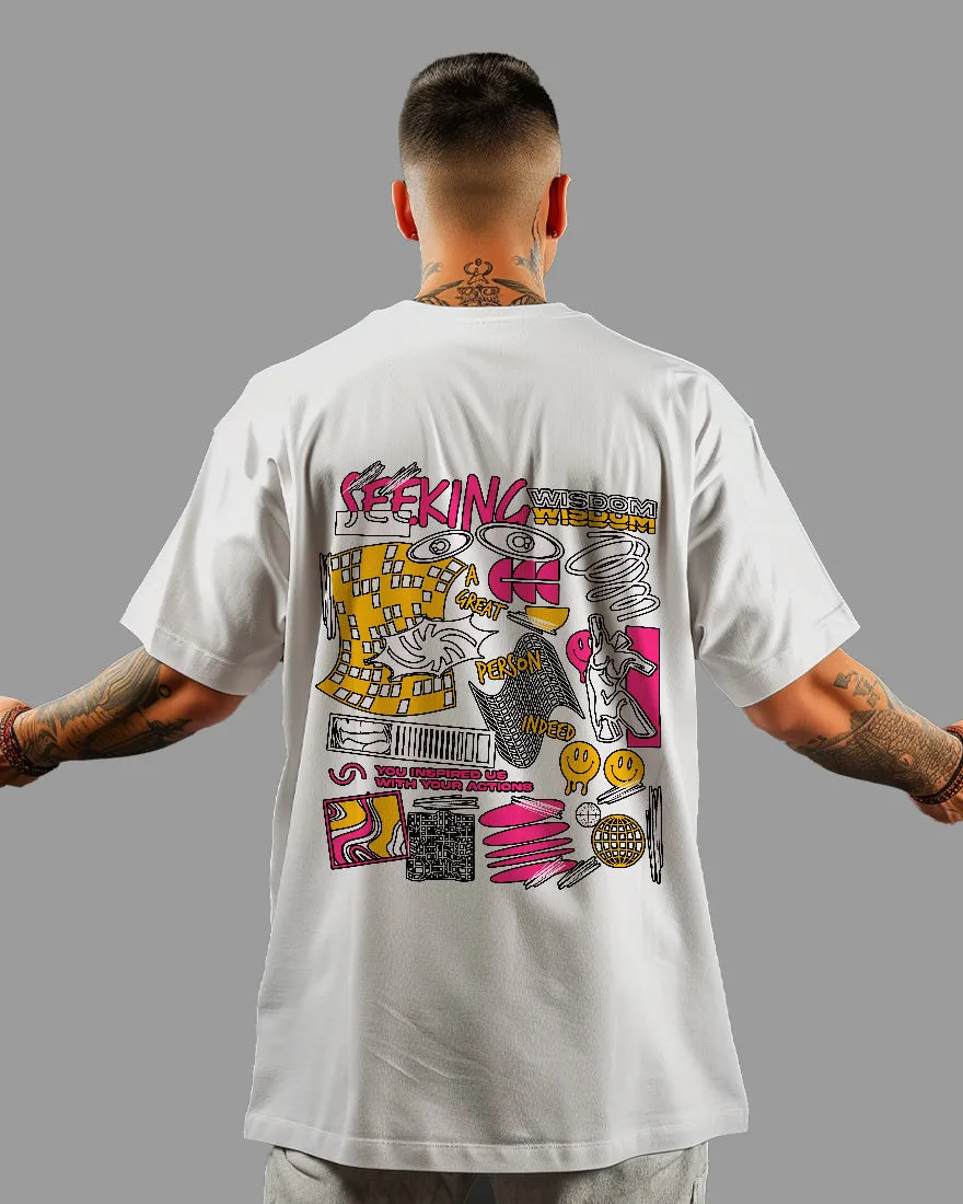 Mens Oversized Tshirt Funky Wisdom