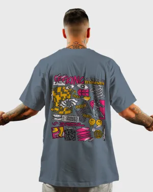 Mens Oversized Tshirt Funky Wisdom