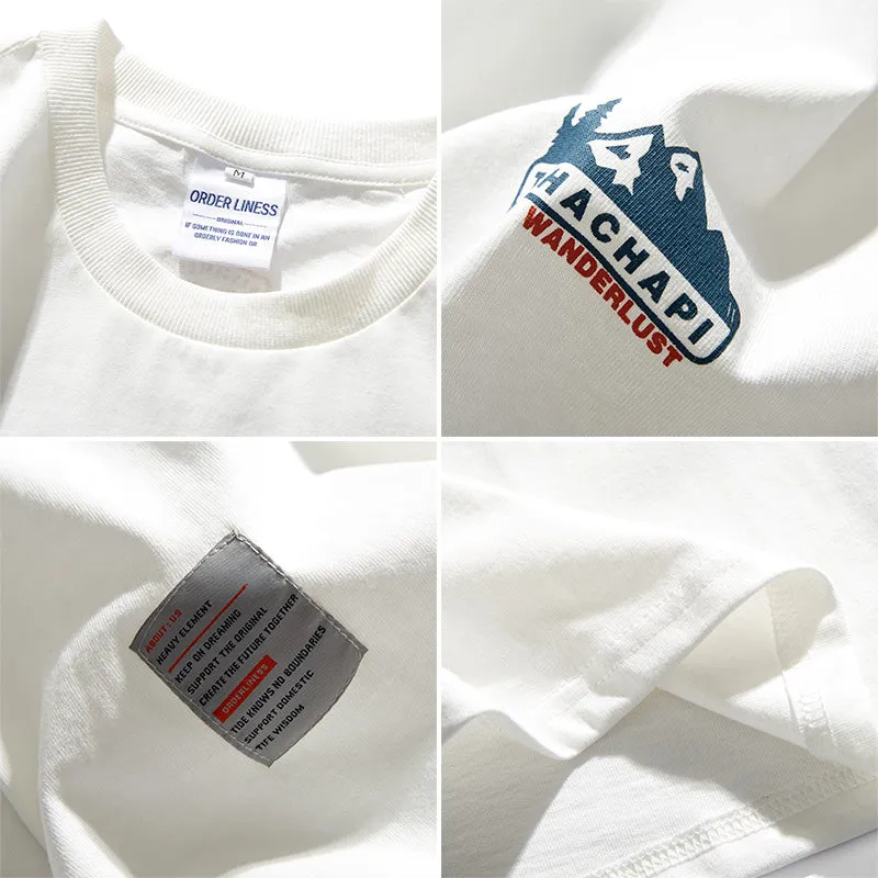 Men's T-Shirts Short-Sleeved T-shirt Men's Trendy T-shirt Summer