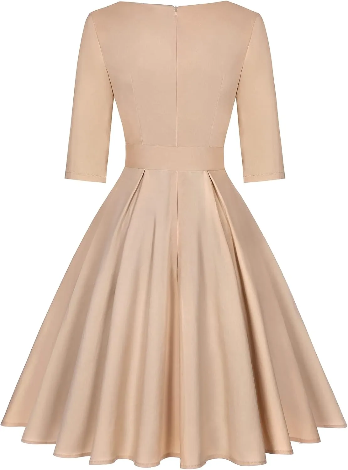 MINTLIMIT Women's 1950s Retro Vintage Rockabilly Sweetheart Cocktail Dress with Pockets