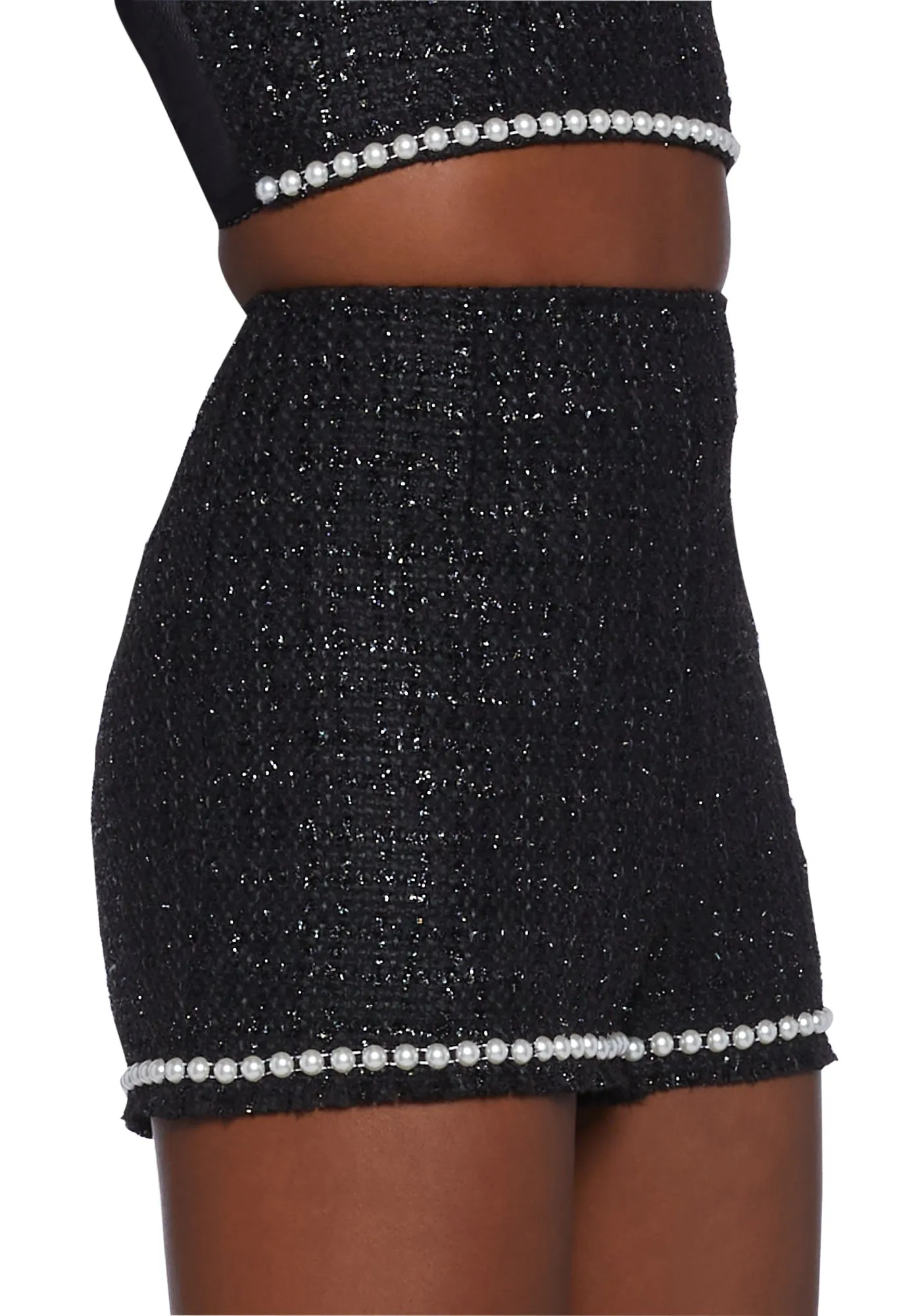 Moments Of Chic Tweed Shorts