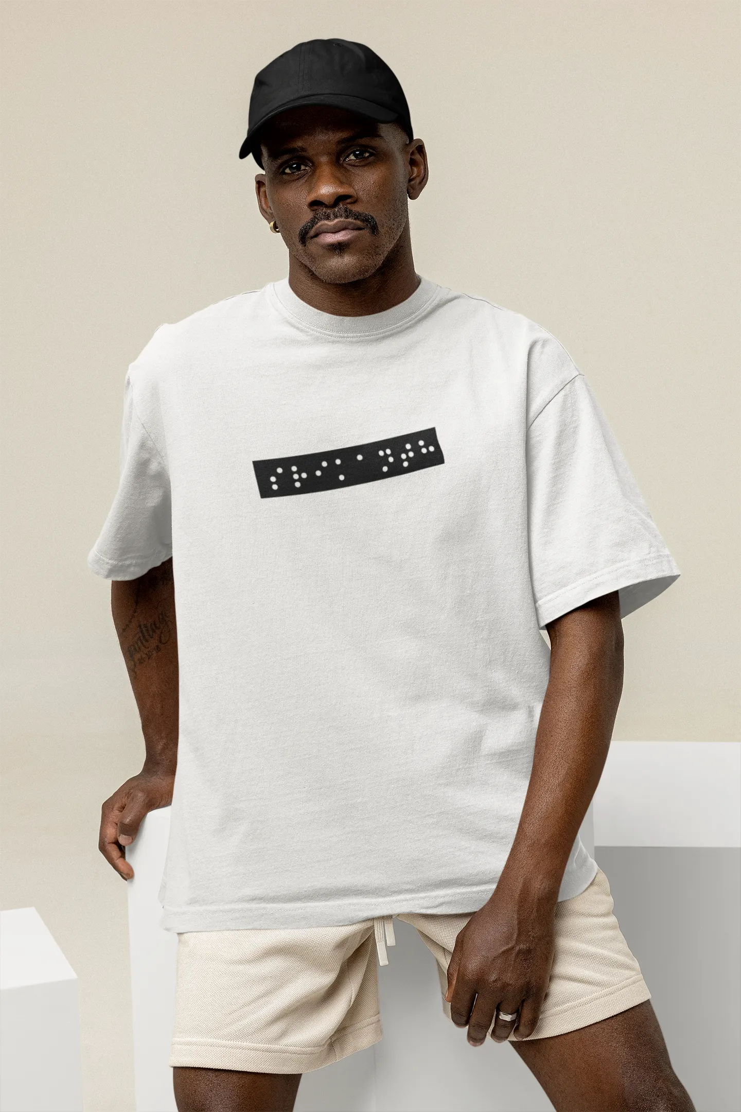Official Srikanth I can Fight Graphic Oversized T-Shirt