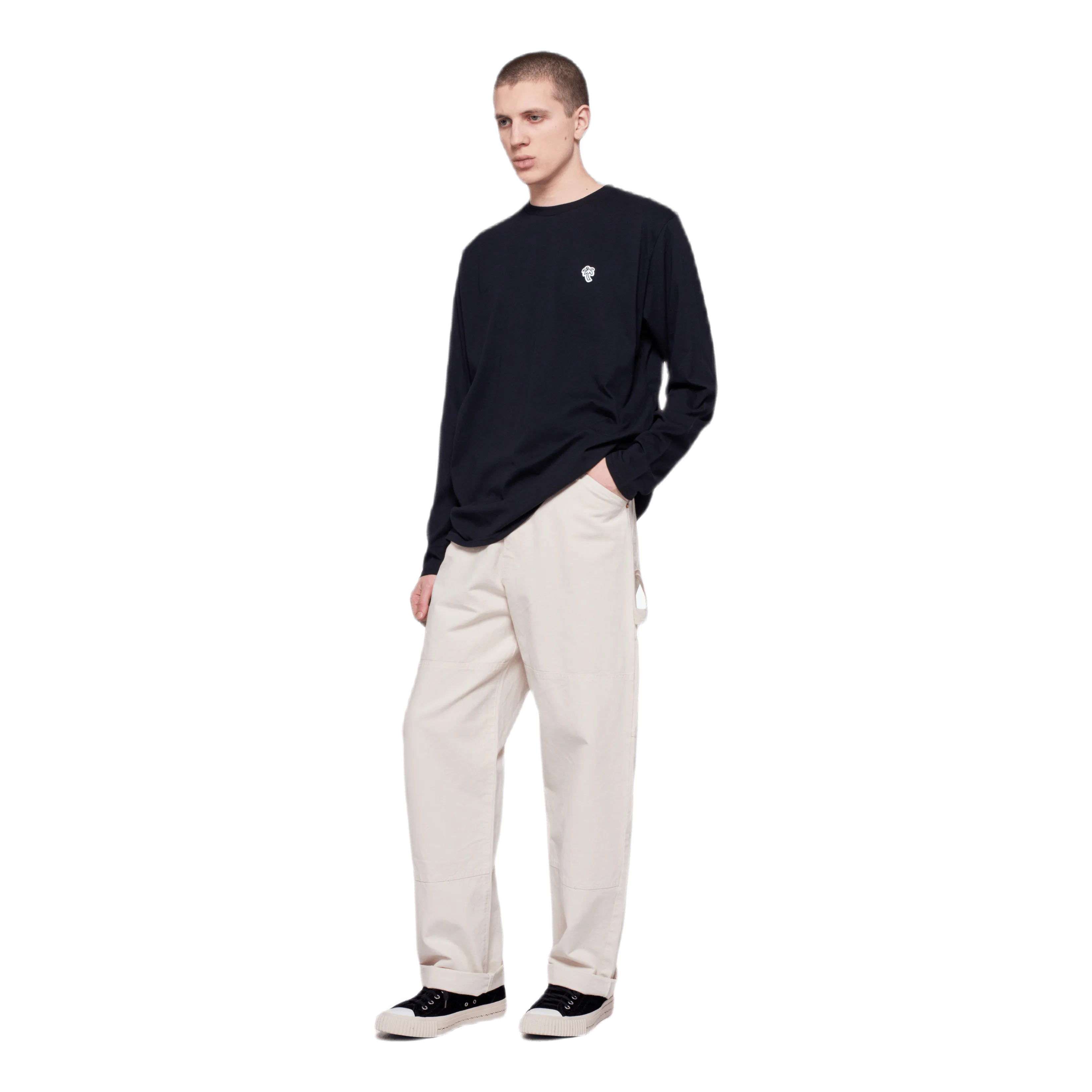 Palm Long Sleeve Tee Black