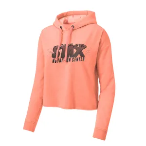 Peach Stax Women's Crop Top Hoodie