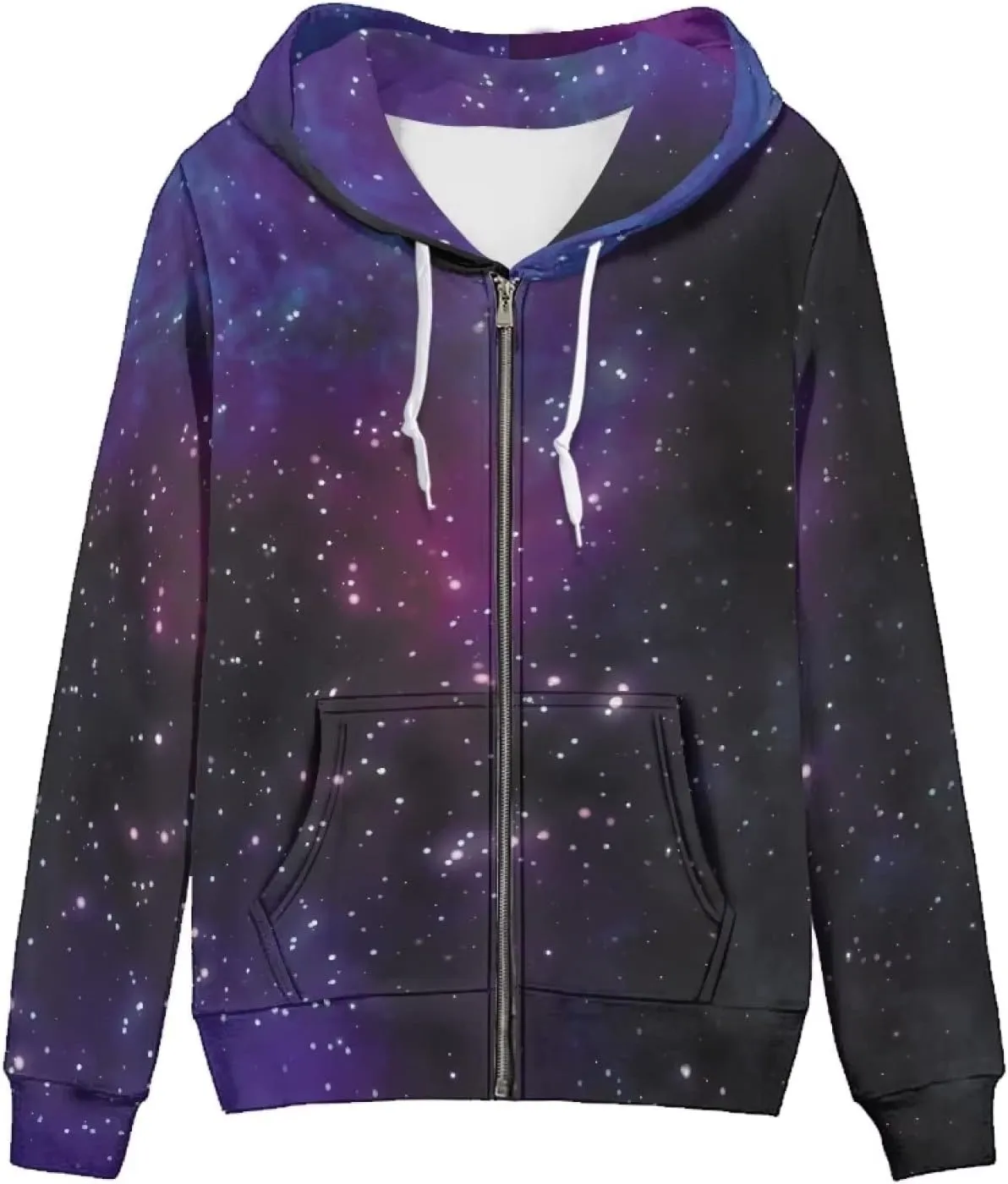 Poceacles Hoodies for Women Zip Up Jacket Coat Long Sleeve Shirt Hooded Cardigan Sweatshirt Fall Outfits Streetwear