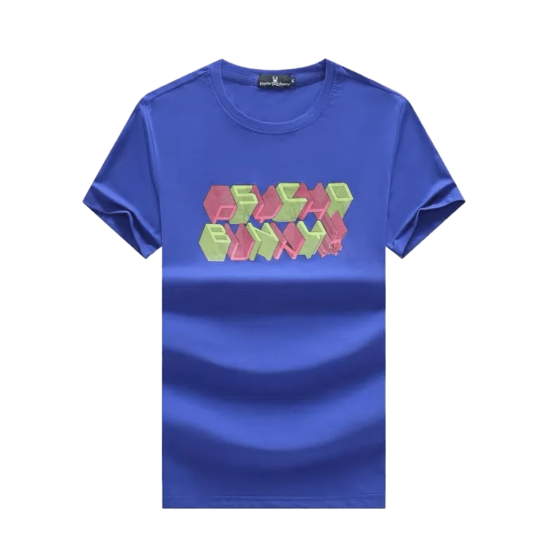 Psy Bunny Classic T-shirt Front Logo Designed - Royal Blue