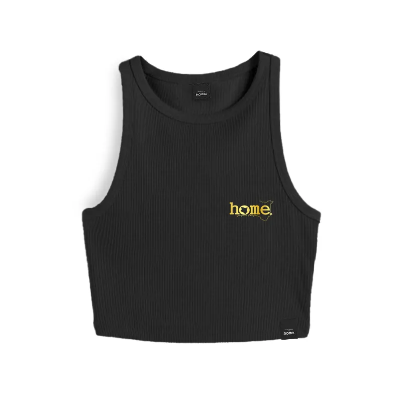 Racer Vest Top- Black