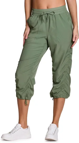 RBX Active Capri Pants for Women Joggers Stretch Lightweight Womens Casual Pant Capri with Drawstring