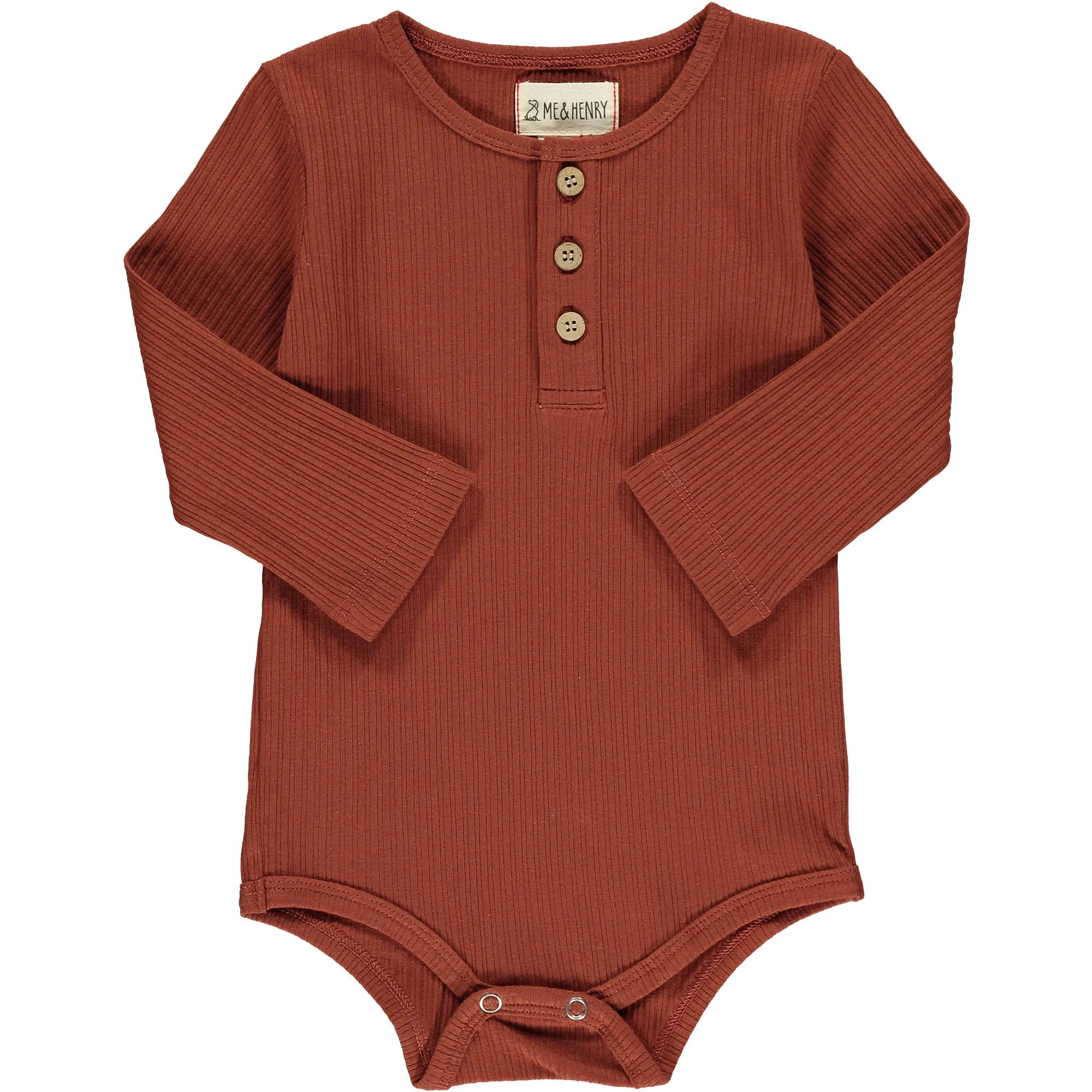 Rust Rib Aynor onesie