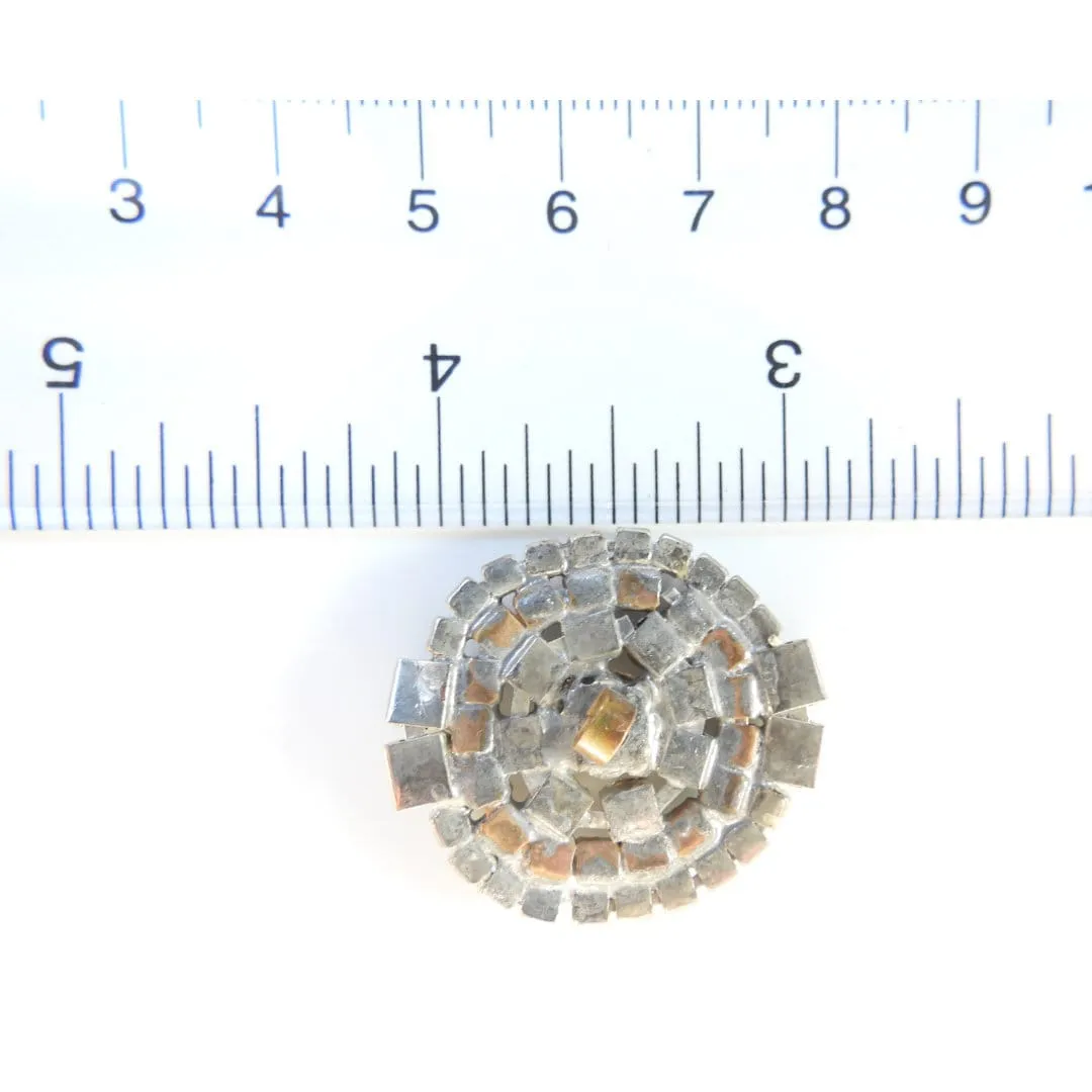 Shank back glass button
