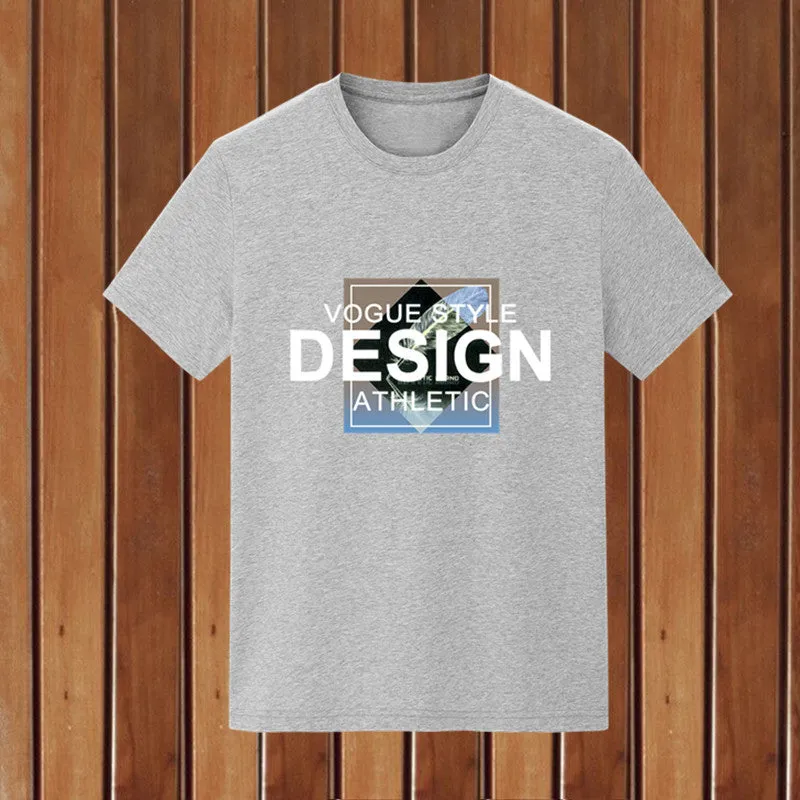 Short Sleeve T-Shirt Trendy Summer Round-Neck Student Slim Look T-Shirt
