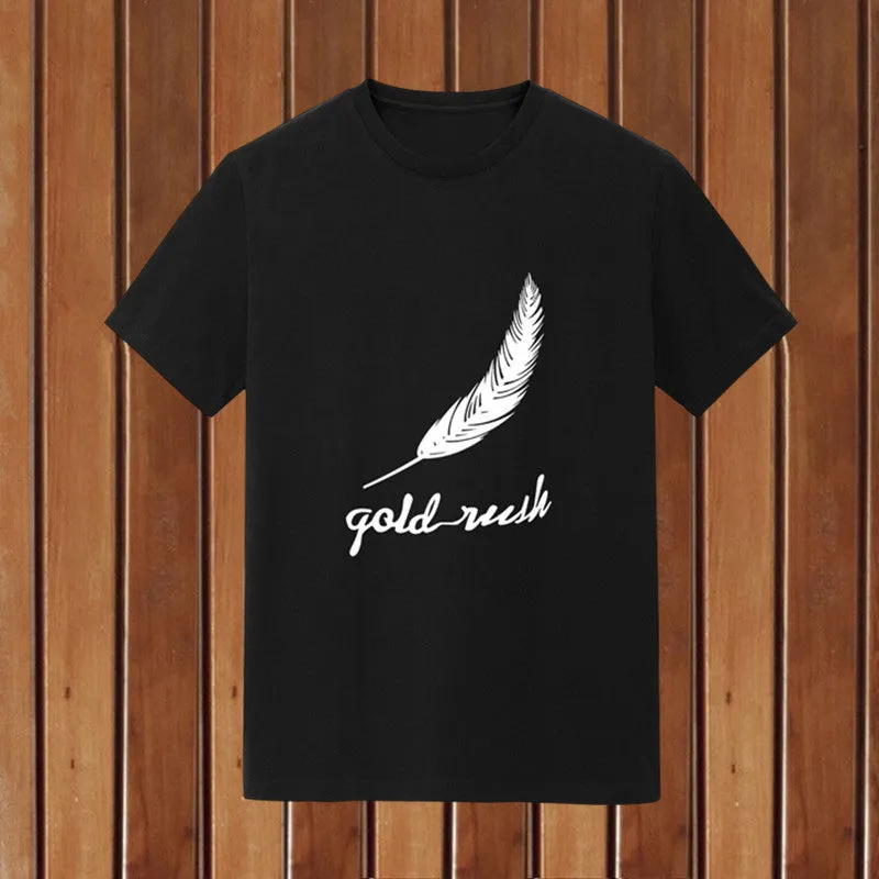 Short Sleeve T-Shirt Trendy Summer Round-Neck Student Slim Look T-Shirt