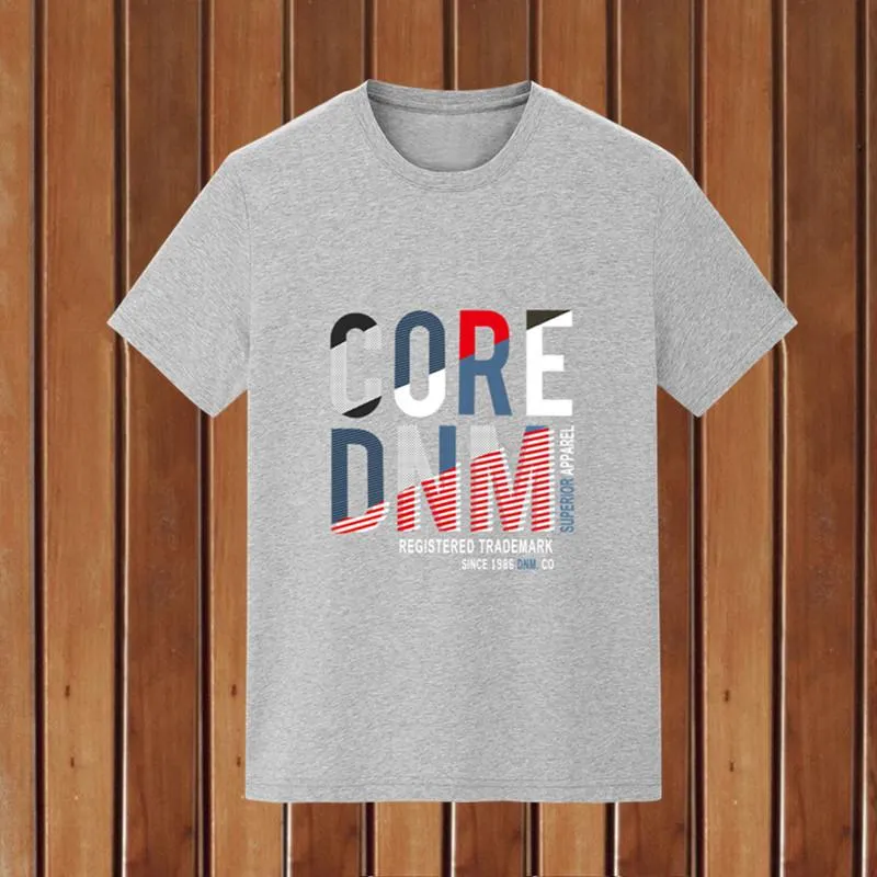 Short Sleeve T-Shirt Trendy Summer Round-Neck Student Slim Look T-Shirt