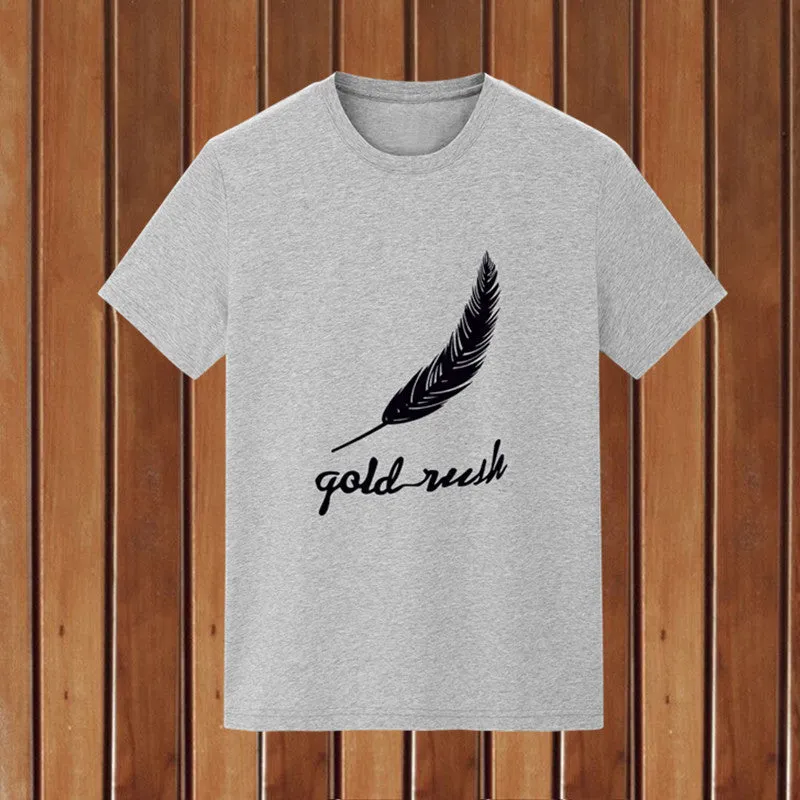 Short Sleeve T-Shirt Trendy Summer Round-Neck Student Slim Look T-Shirt