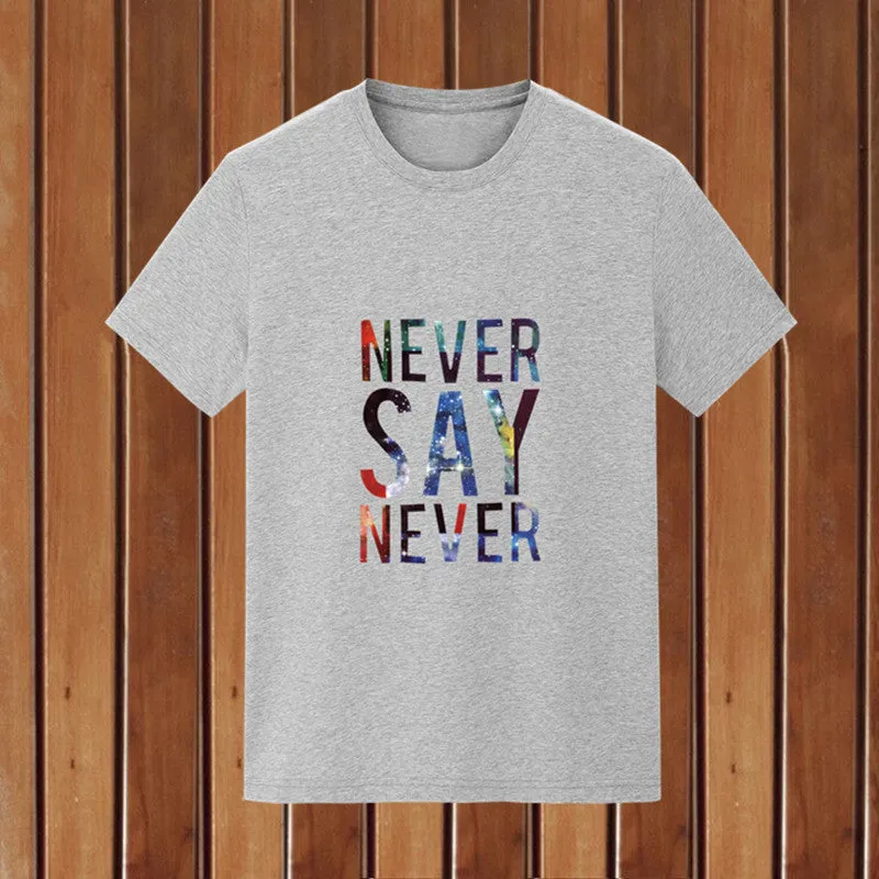Short Sleeve T-Shirt Trendy Summer Round-Neck Student Slim Look T-Shirt