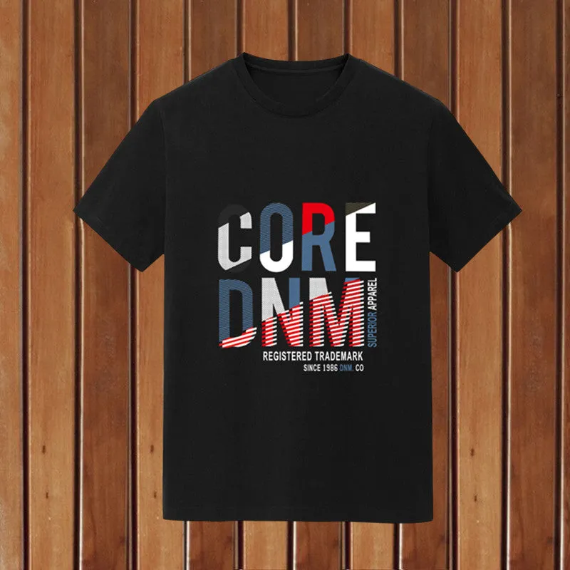 Short Sleeve T-Shirt Trendy Summer Round-Neck Student Slim Look T-Shirt