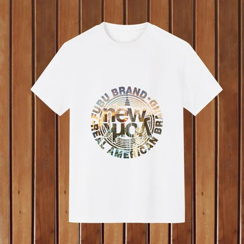 Short Sleeve T-Shirt Trendy Summer Round-Neck Student Slim Look T-Shirt