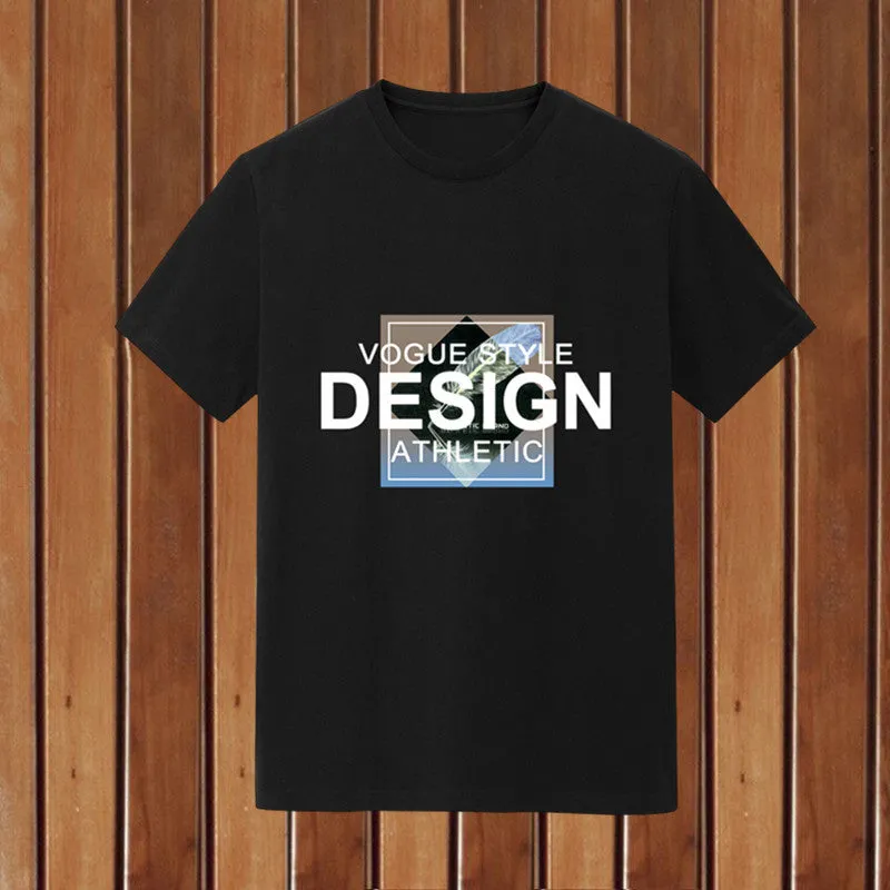 Short Sleeve T-Shirt Trendy Summer Round-Neck Student Slim Look T-Shirt
