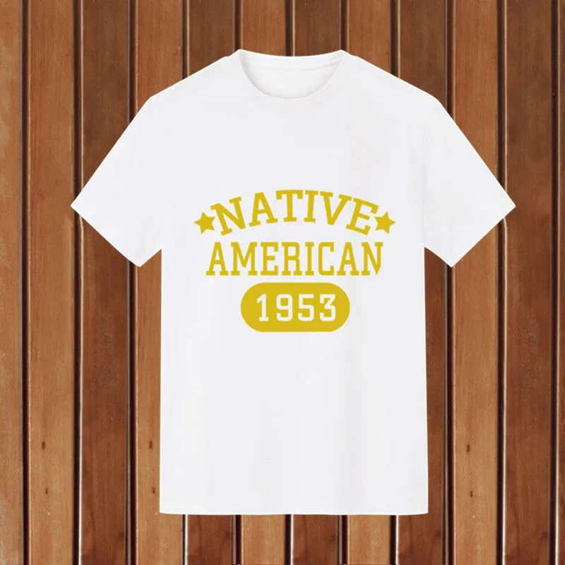 Short Sleeve T-Shirt Trendy Summer Round-Neck Student Slim Look T-Shirt