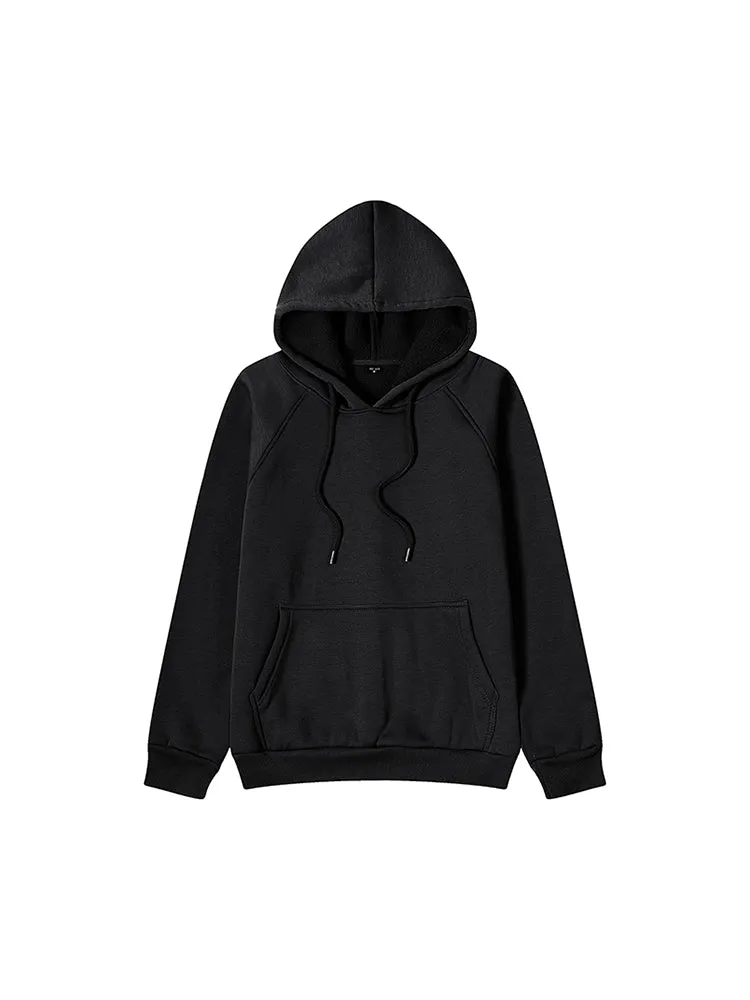 Solid Color Loose Pullover Cotton Casual Comfortable Hoodie