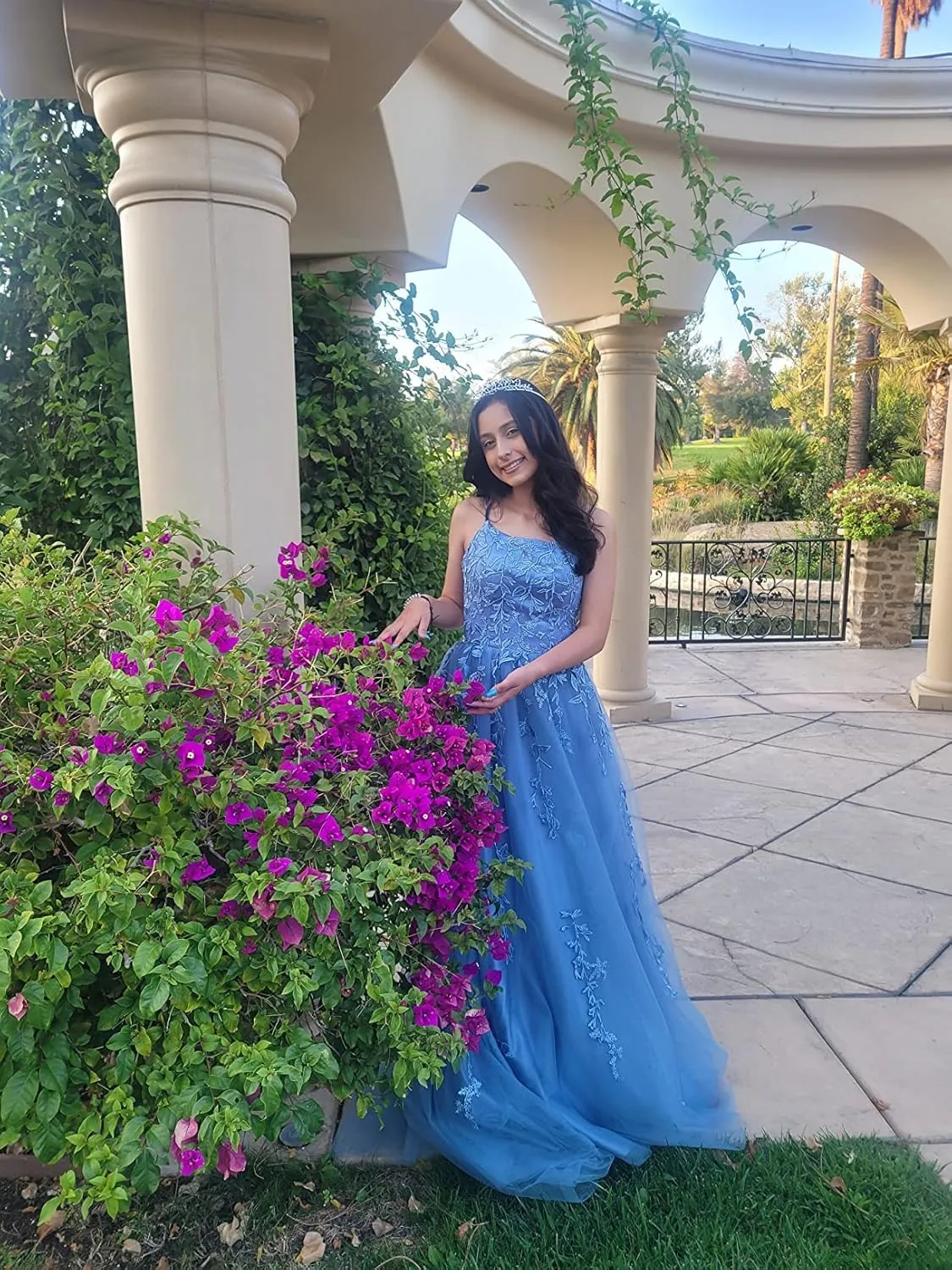 Spaghetti Lace Tulle Prom Dresses A-line Ball Gowns for Women Formal Wedding Evening Dress