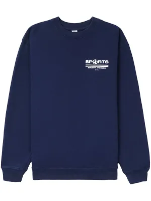 Sports logo-print sweatshirt