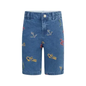 Stella McCartney Boys Denim Palm Beach Shorts
