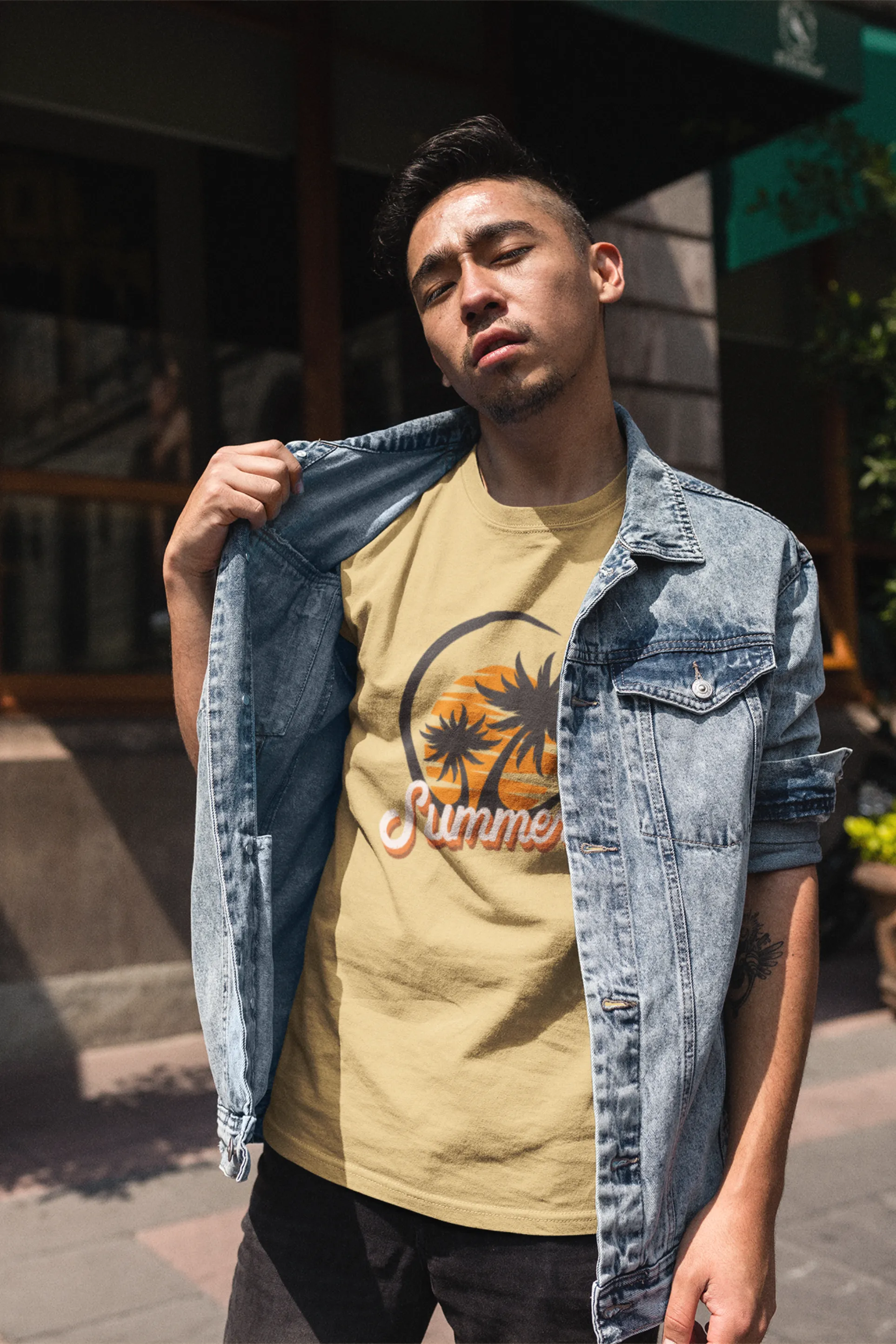 Summer Beach Vibes Printed T-shirt for men