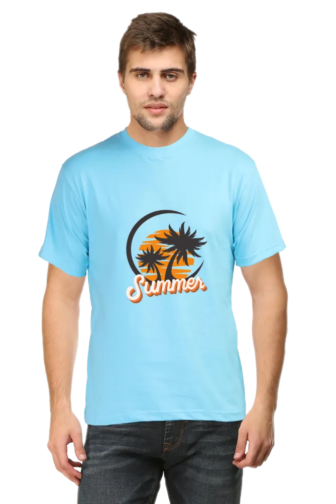 Summer Beach Vibes Printed T-shirt for men